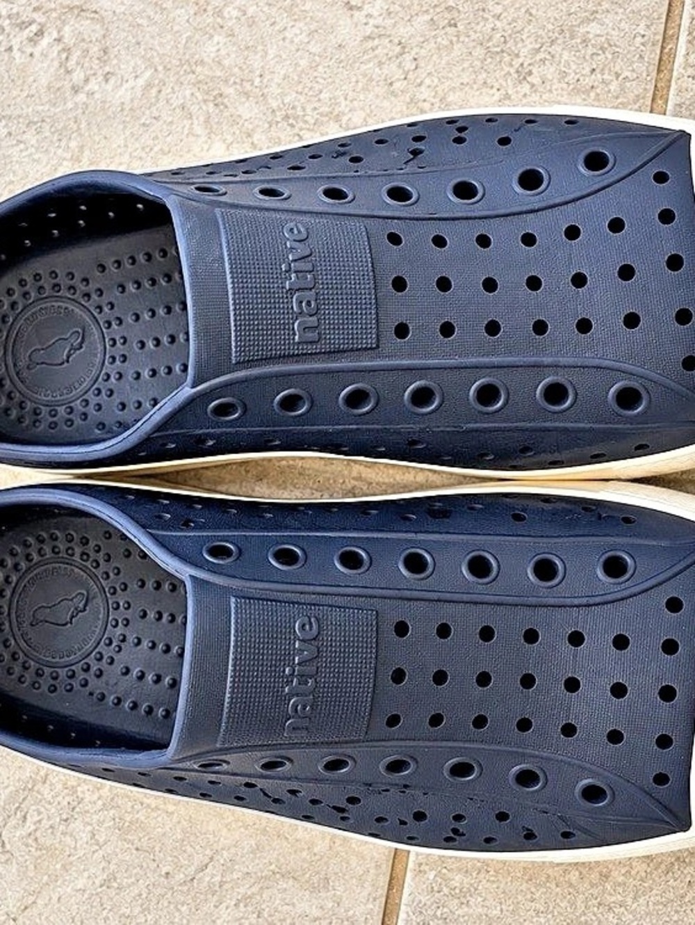 Native Sneakers in Blue & White Like New